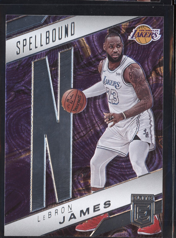 LeBron James 2021-22 Panini Donruss Elite Spellbound