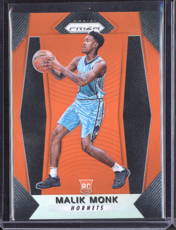 Malik Monk 2017-18 Panini Prizm Orange Prizm RC 49/49