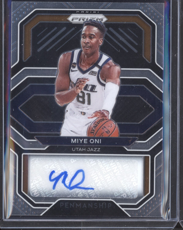 Miye Oni 2020/21 Panini Prizm Penmanship