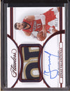 Jonas Valanciunas 2021-22 Panini Flawless HPA-JVL Horizontal Patch Auto Ruby /15