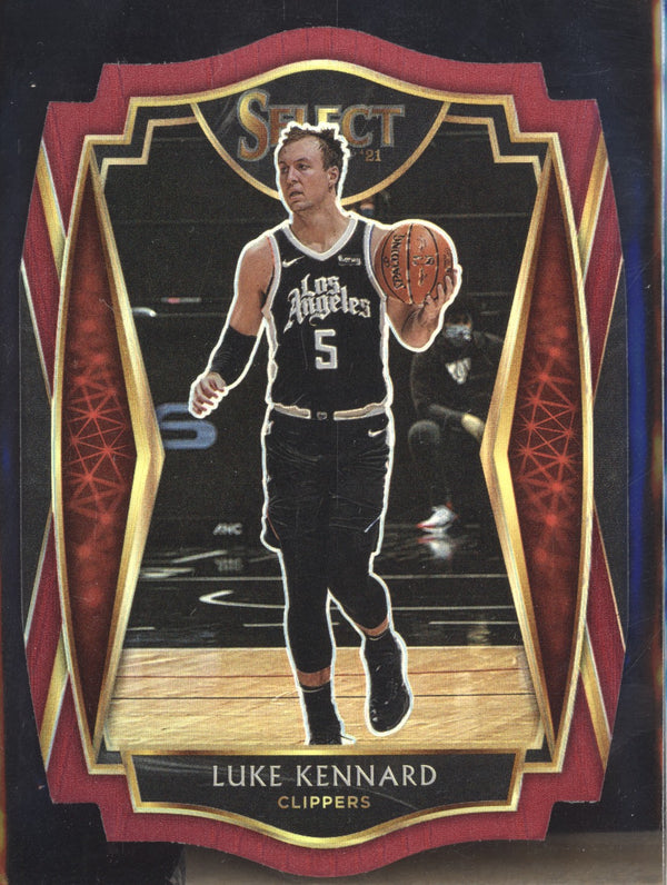 Luke Kennard 2020-21 Panini Select 159 Premier Level Maroon Die Cut 35/175