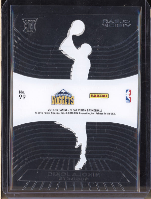 Nikola Jokic 2015-16 Panini Clear Vision 99 RC