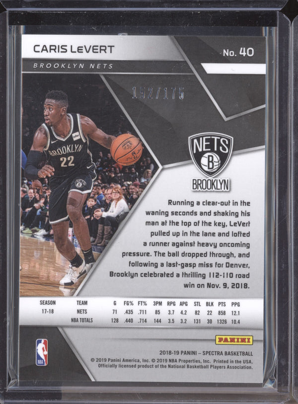 Caris Levert 2018-19 Panini Spectra 40 152/175