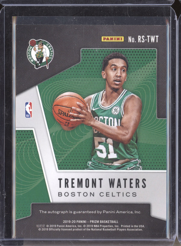 Tremont Waters 2019-20 Panini Prizm RS-TWT Rookie Signatures RC