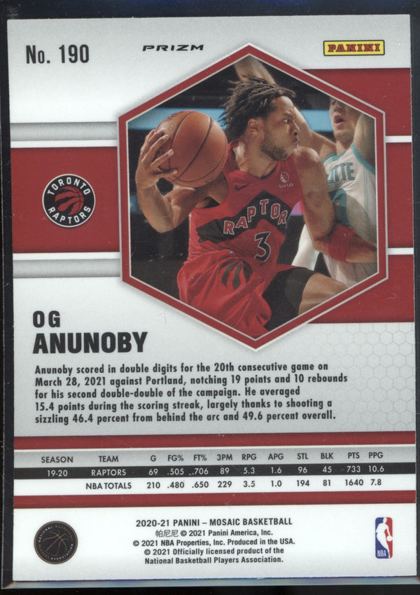 OG Anunoby  2020-21 Panini Mosaic  Mosaic