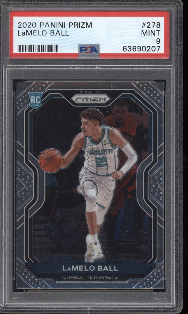 LaMelo Ball 2020/21 Panini Prizm RC PSA 9