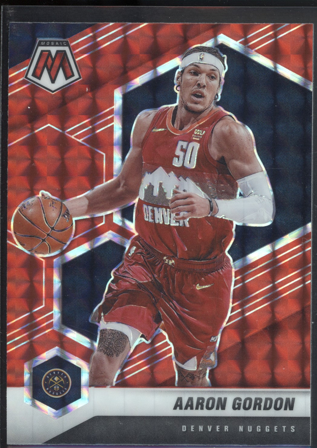 Aaron Gordon 2020-21 Panini Mosaic Red