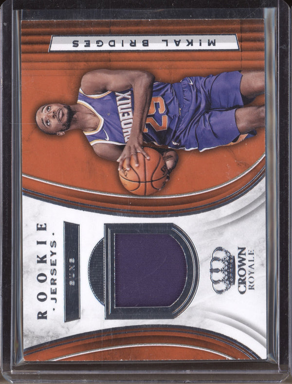 Mikal Bridges 2018-19 Panini Crown Royale RJ-MKB Rookie Jersey RC