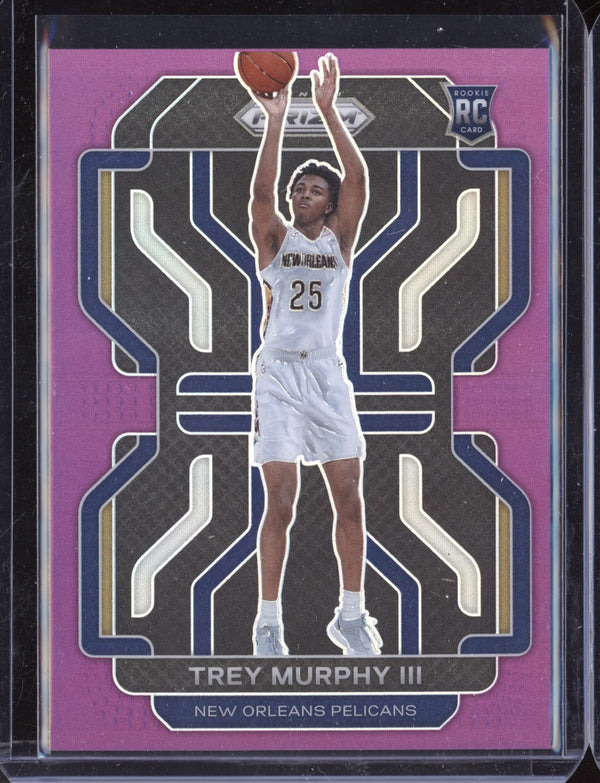 Trey Murphy III 2021-22 Panini Prizm Purple Prizm RC 99/99