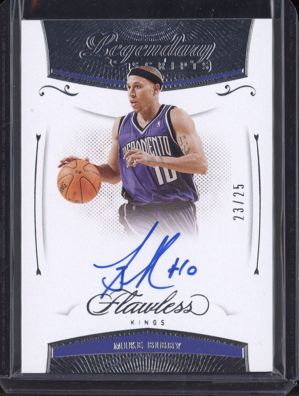 Mike Bibby 2020/21 Panini Flawless Legendary Scripts 23/25