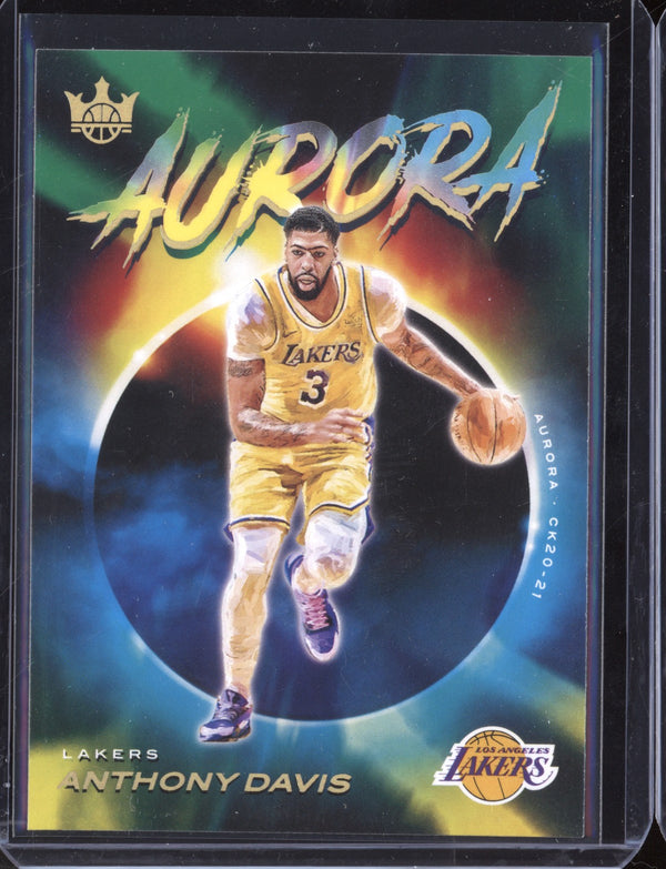 Anthony Davis 2020-21 Panini Court Kings Aurora