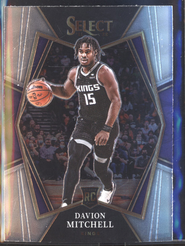 Davion Mitchell 2021-22 Panini Select 118 Premier Level RC