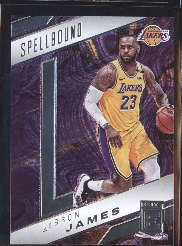 LeBron James 2021-22 Panini Donruss Elite Spellbound