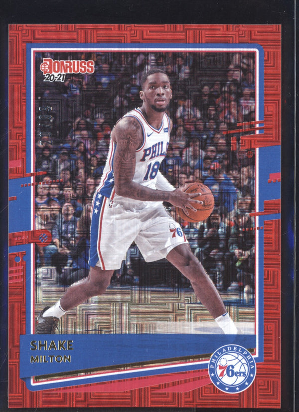 Shake Milton 2020/21 Panini Donruss Choice Red  29/99