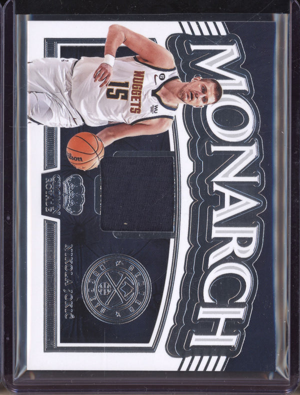 Nikola Jokic 2022-23 Panini Crown Royale MM-NKJ Monarch Jersey