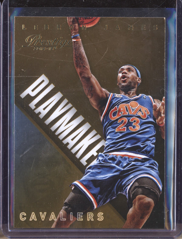 LeBron James 2014-15 Panini Prestige 2 Playmakers Premium