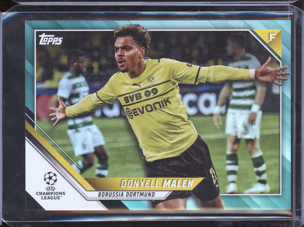 Donyell Malen 2021/22 Topps UEFA Champions League Aqua 27/299