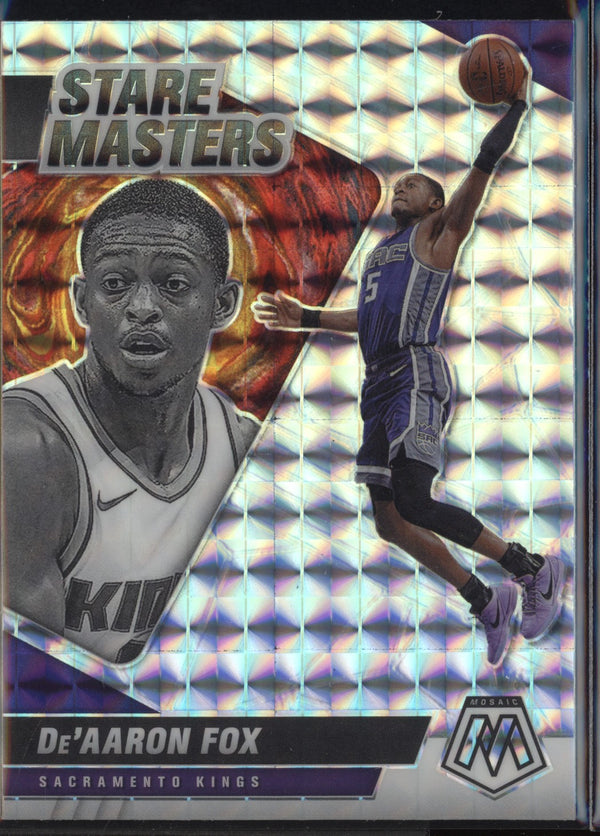 De'Aaron Fox  2020/21 Panini Mosaic Stare Masters