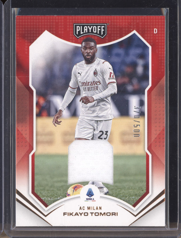 Fikayo Tomiyasu 2021-22 Panini Chronicles Soccer 62 Playoff Jersey 370/500