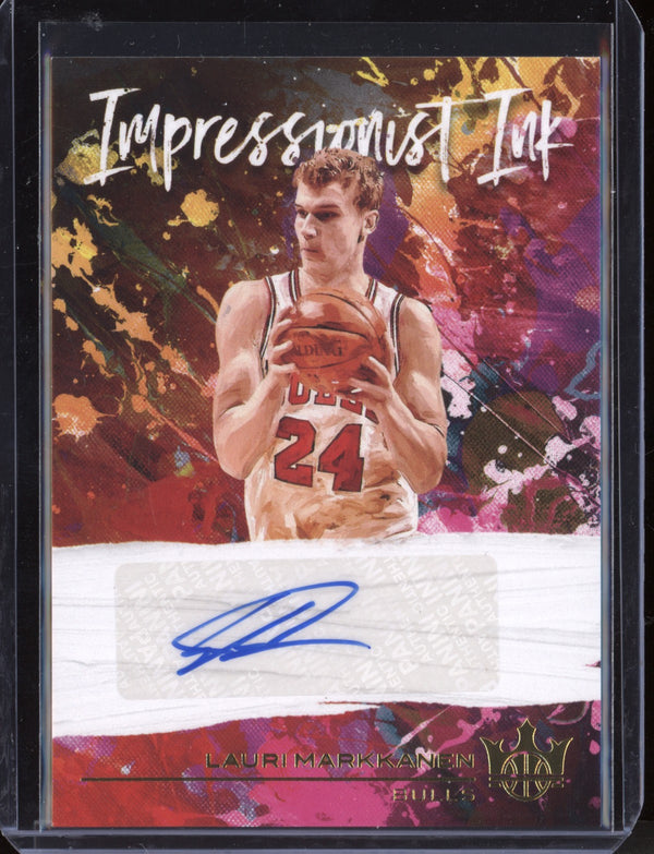 Lauri Markkanen 2020-21 Panini Court Kings Impressionist Ink  54/75