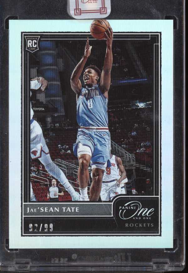 Jae'Sean Tate 2020-21 Panini One and One 145 RC 92/99