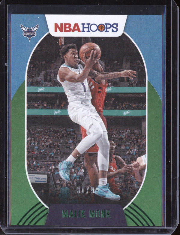 Malik Monk 2020-21 Panini Hoops Green 31/99