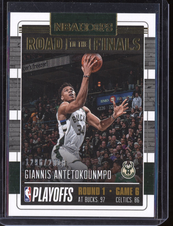 Giannis Antetokounmpo  2018-19 Panini Hoops Road to the Finals 1st Round 1296/2018