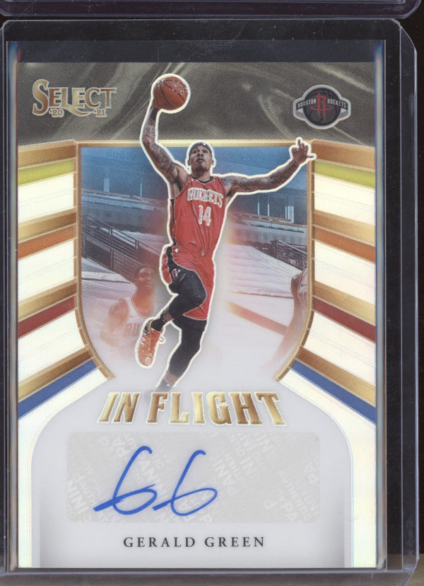 Gerald Green 2020-21 Panini Select IF-GGR In Flight Signatures 232/249