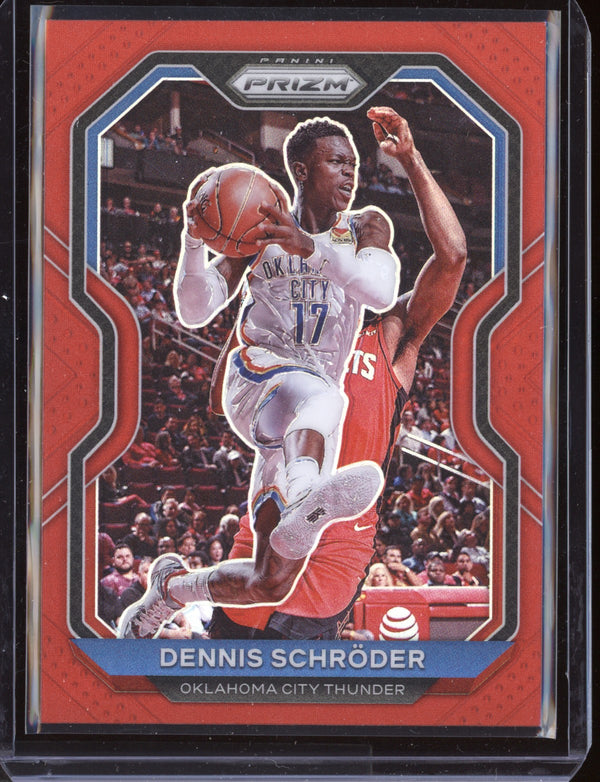 Dennis Schroder 2020 Panini Prizm Basketball Red Prizm 140/299