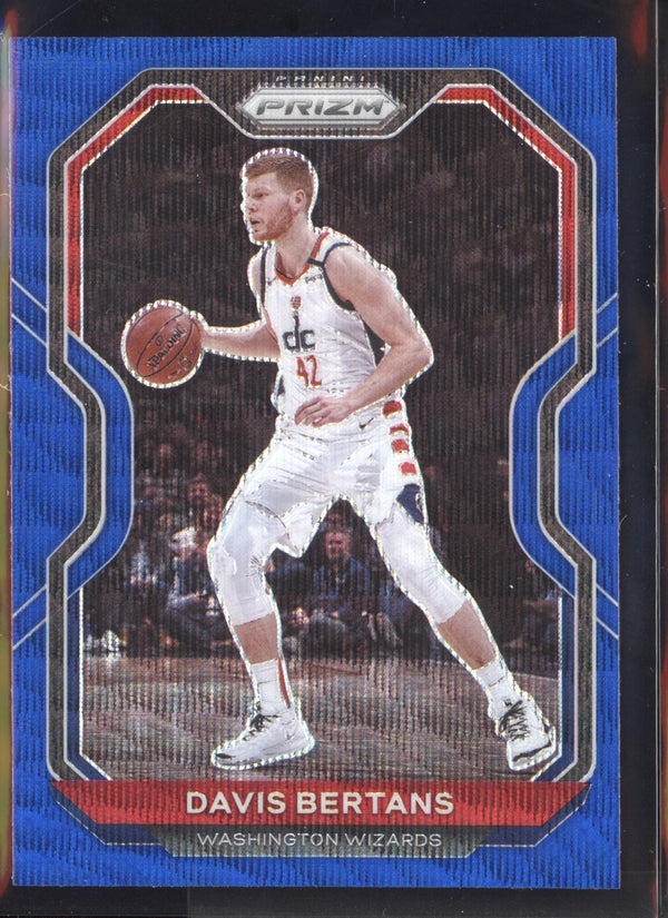 Davis Bertans 2020-21 Panini Prizm Blue Wave