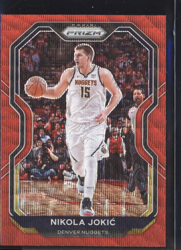 Nikola Jokic 2020/21 Panini Prizm Red Wave