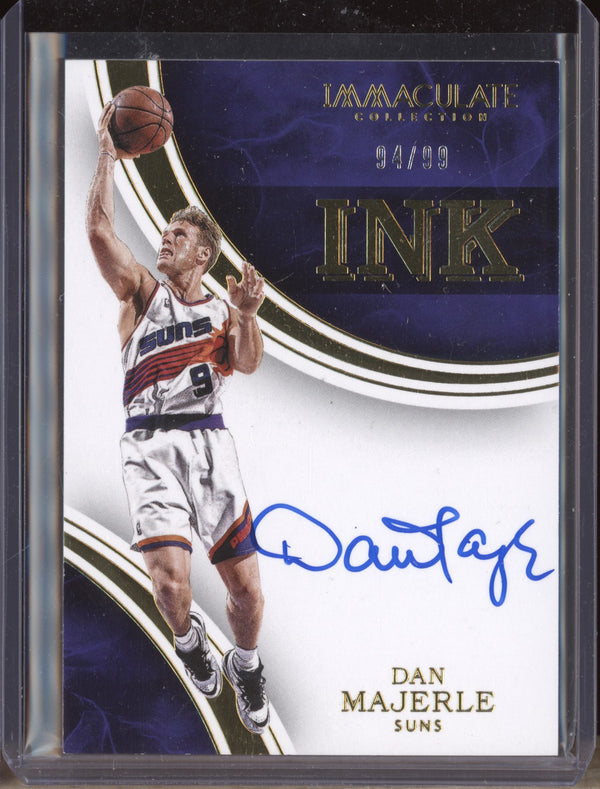 Dan Majerle 2015-16 Panini Immaculate IK-DMA Ink Auto 94/99