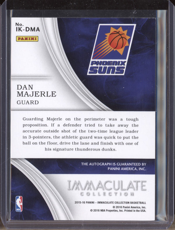 Dan Majerle 2015-16 Panini Immaculate IK-DMA Ink Auto 94/99