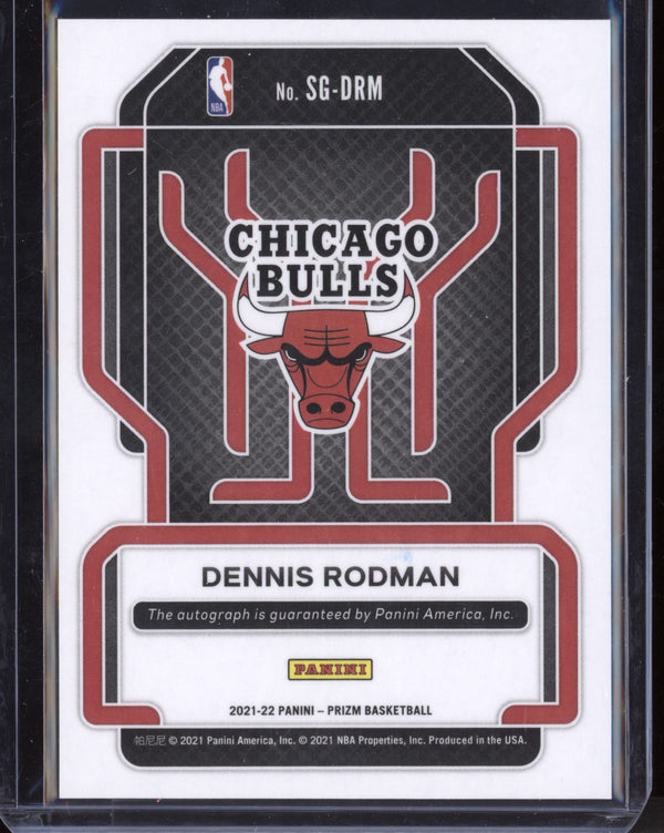 Dennis Rodman 2021-22 Panini Prizm Sensational Signatures