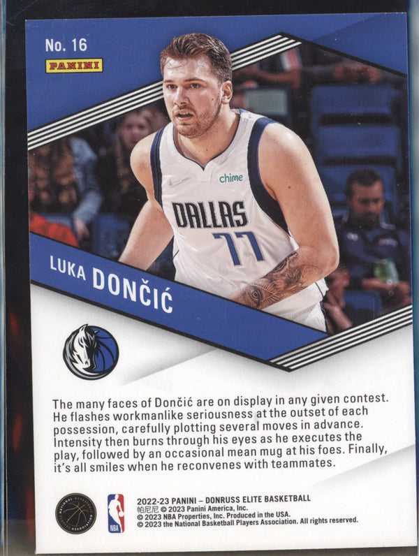 Luka Doncic 2022-23 Panini Donruss Elite 16 Spellbound