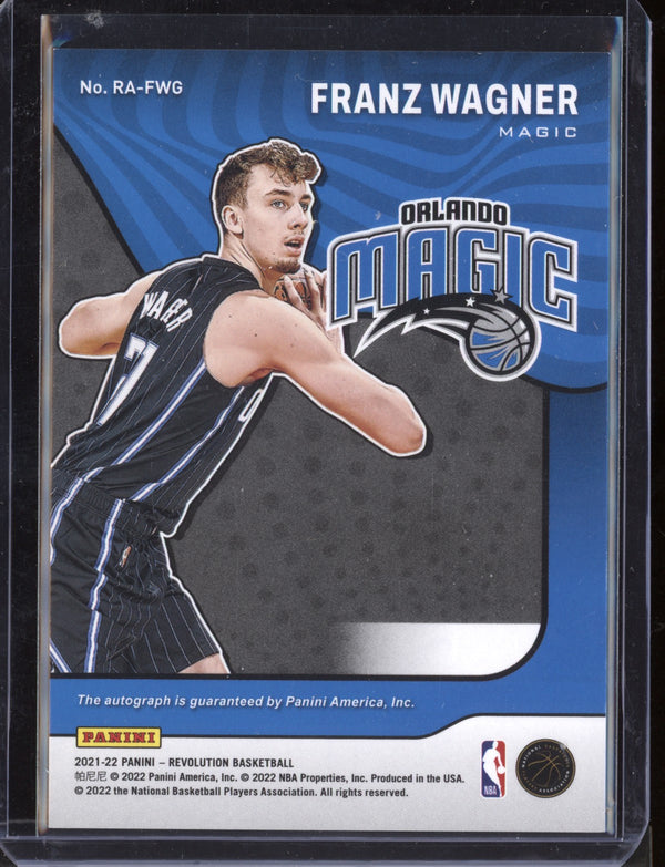 Franz Wagner 2021-22 Panini Revolution Rookie Autograph  RC
