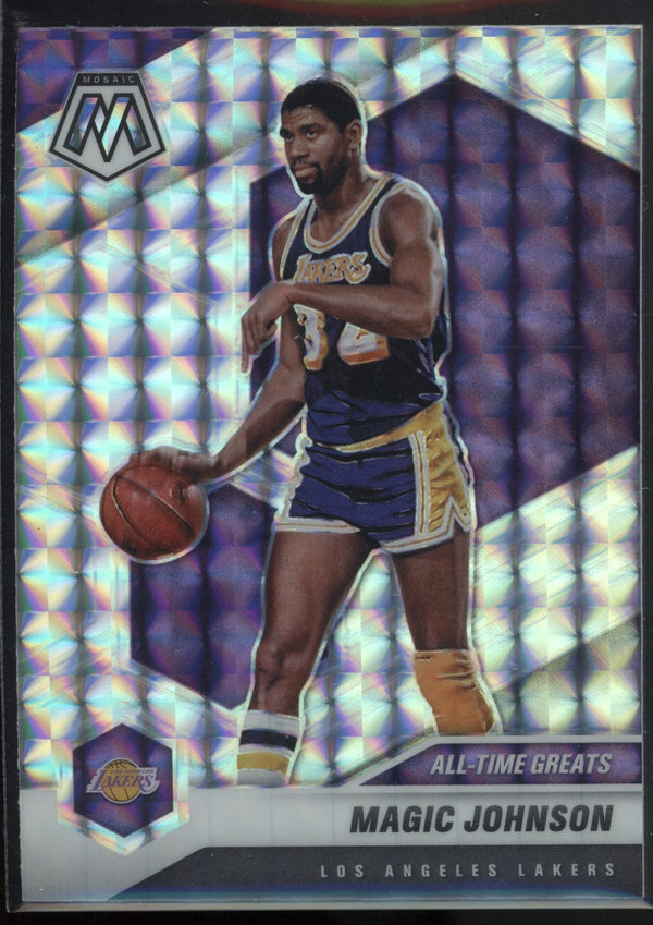 Magic Johnson 2020-21 Panini Mosaic All-Time Greats Mosaic