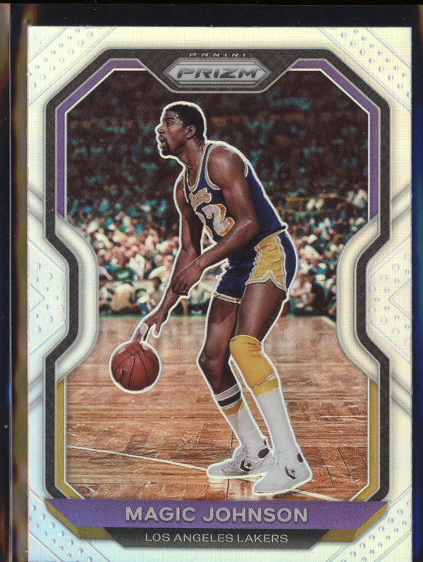 Magic Johnson 2020-21 Panini Prizm 219 Silver