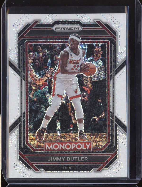 Jimmy Butler 2022-23 Panini Prizm Monopoly 46 White Sparkle