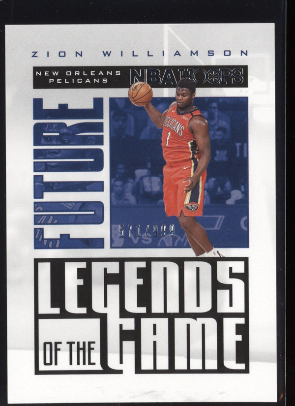 Zion Williamson 2020/21 Panini Hoops Future Legends of the Game 571/999
