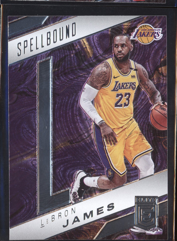 LeBron James 2021-22 Panini Donruss Elite Spellbound