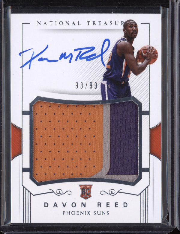 Davon Reed 2017-18 Panini National Treasures Rookie Patch Autographs  RC 93/99