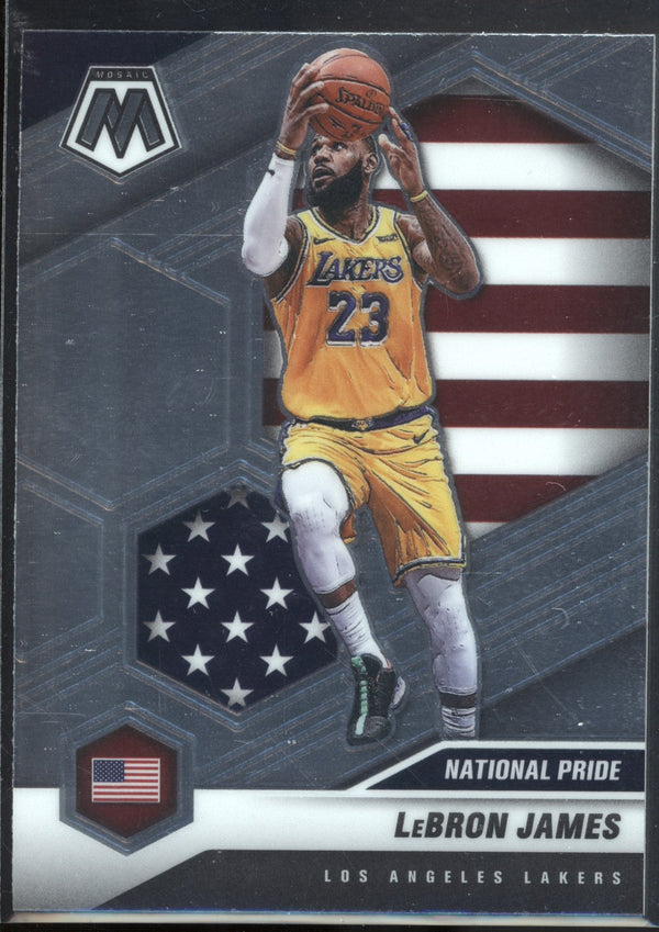 LeBron James 2020-21 Panini Mosaic National Pride