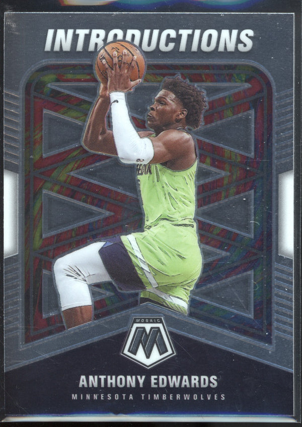 Anthony Edwards 2020-21 Panini Mosaic Introductions RC