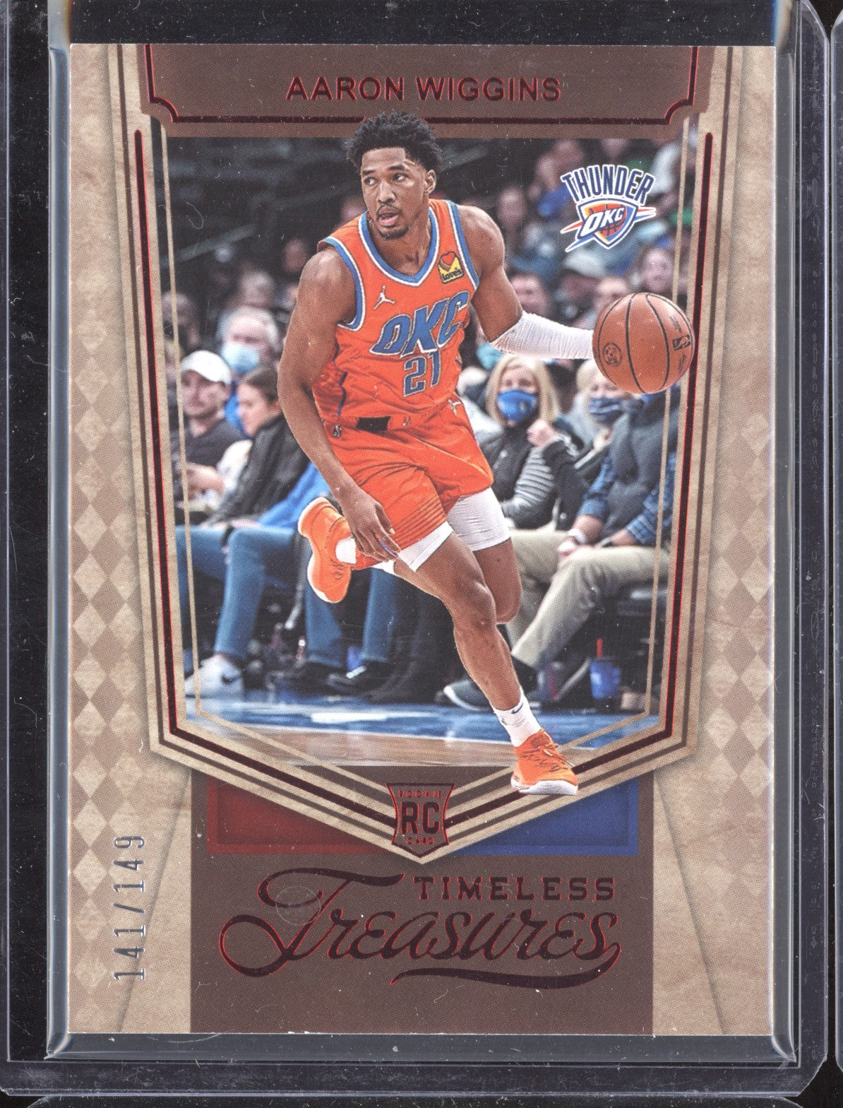 Aaron Wiggins 2021-22 Panini Chronicles 465 Timeless Treasures Red RC 141/149