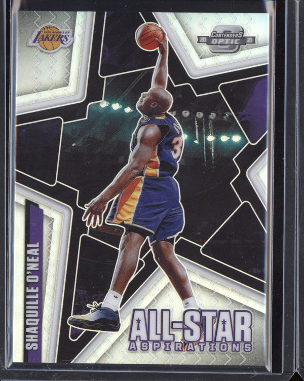 Shaquille O'Neal 2020-21 Panini Contenders Optic All-Star Aspirations