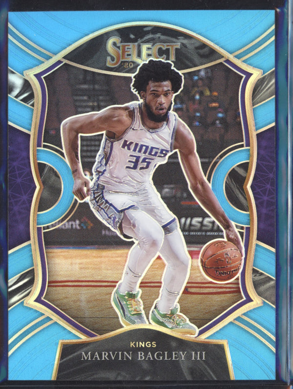 Marvin Bagley III 2020-21 Panini Select 25 Concourse Light Blue 156/299