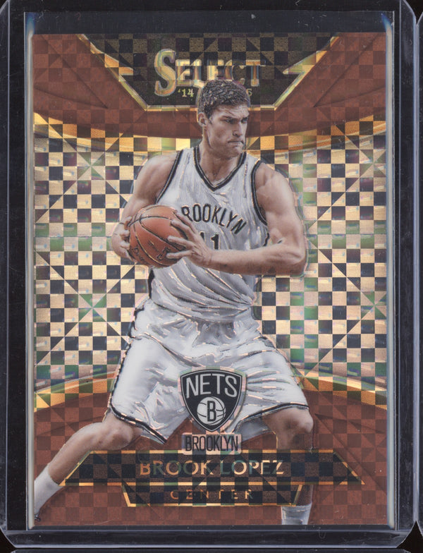 Brook Lopez 2014-15 Panini Select 269 Courtside Copper 13/49