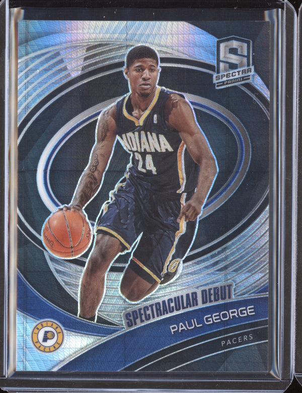 Paul George 2020/21 Panini Spectra Spectracular Debut