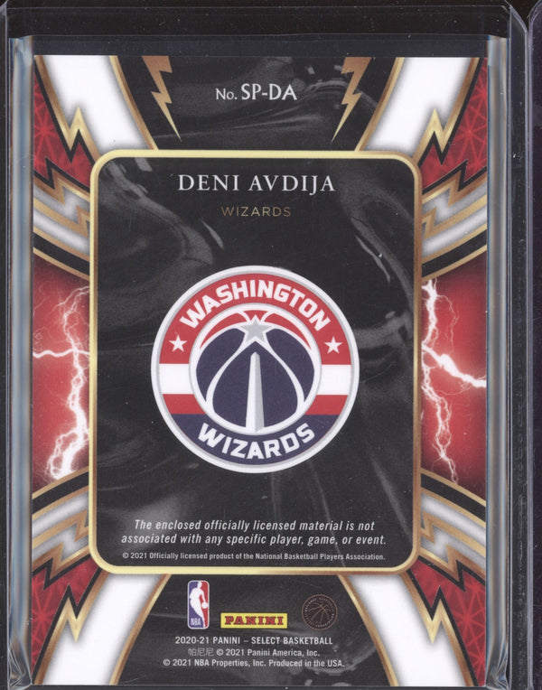 Deni Avdija 2020-21 Panini Select SP-DA Sparks Jersey RC